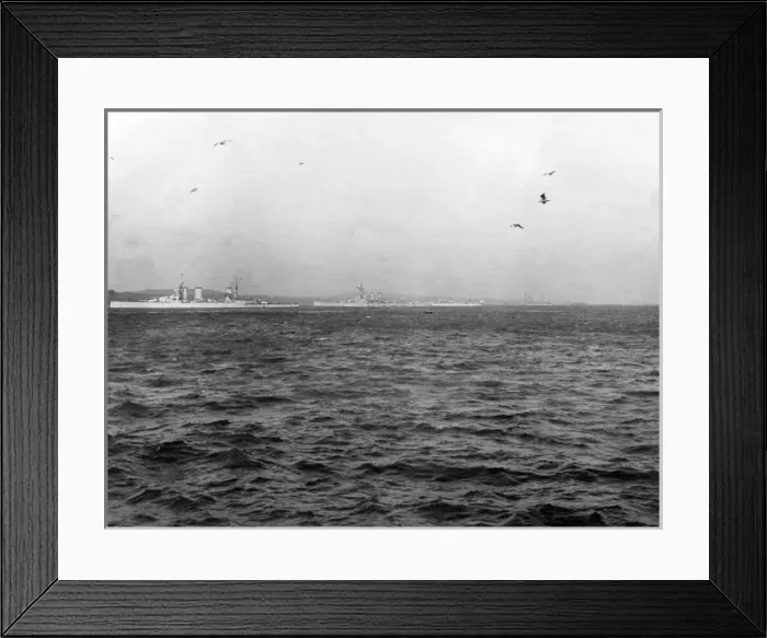 Framed Print : British battle cruisers HMS Queen Mary and HMS Tiger, WW1 Framed Print : British battle cruisers HMS Queen Mary and HMS Tiger, WW1