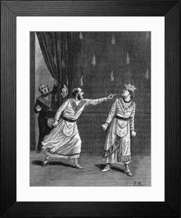 Framed Print : Initiation of the Private Secretary Framed Print : Initiation of the Private Secretary