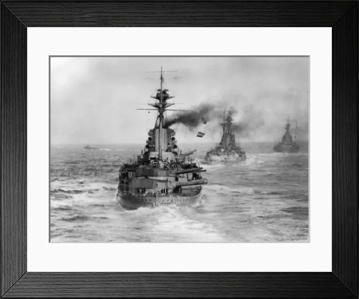 Framed Print : HMS Royal Sovereign, Resolution and Revenge, WW1 Framed Print : HMS Royal Sovereign, Resolution and Revenge, WW1