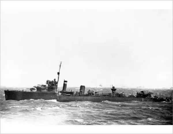 HMS Walker, British destroyer, WW1 and WW2