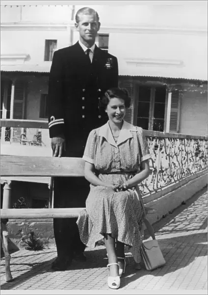 Queen Elizabeth II and Prince Philip in Malta
