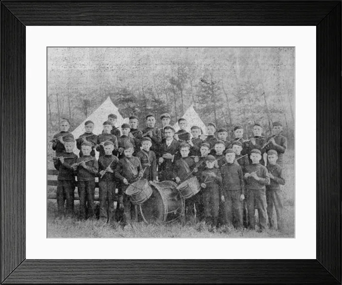 Framed Print : Swansea Poor Law and Industrial Schools Camp Band Framed Print : Swansea Poor Law and Industrial Schools Camp Band