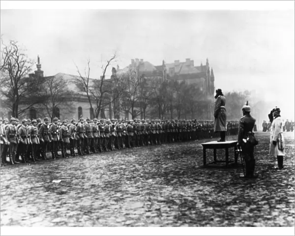 Mobilisation of 4th Grand Infantry Regiment, Berlin, WW1