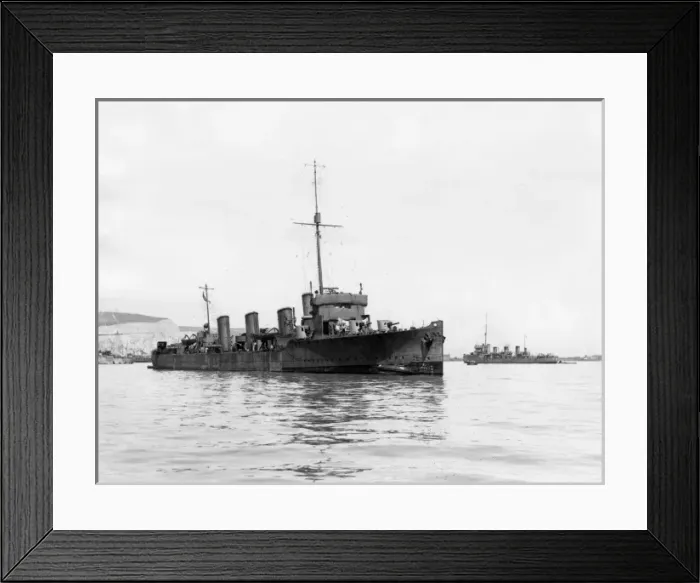 Framed Print : HMS Broke, British destroyer, WW1 Framed Print : HMS Broke, British destroyer, WW1