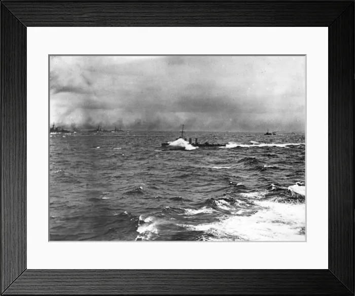 Framed Print : British torpedo boat destroyer at sea, WW1 Framed Print : British torpedo boat destroyer at sea, WW1