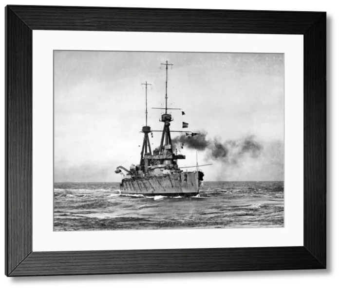 Framed Print : HMS Inflexible, British battlecruiser, WW1 Framed Print : HMS Inflexible, British battlecruiser, WW1