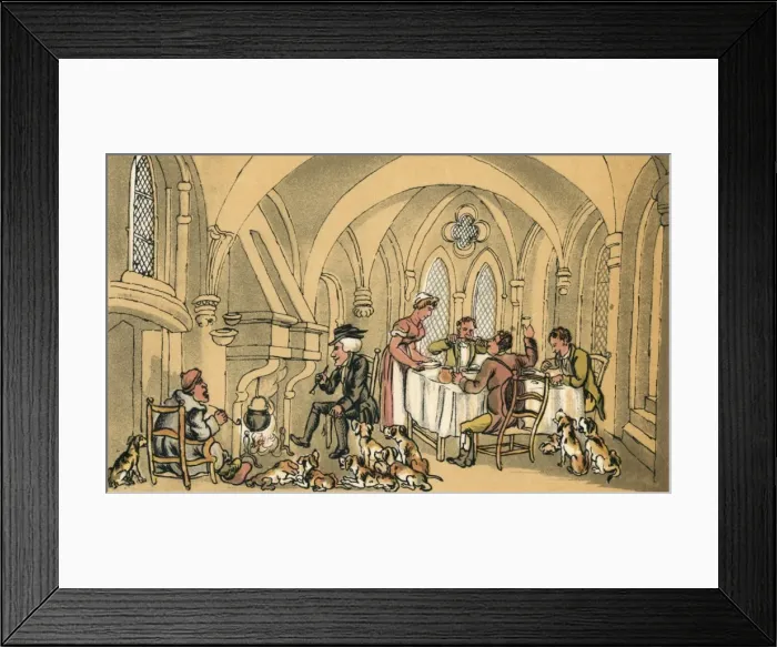Framed Print : Dr Syntax and the superannuated fox hunter