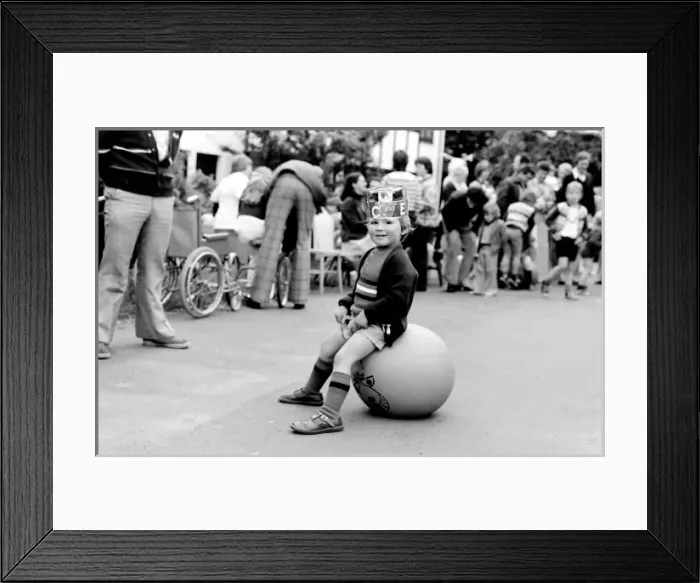 Framed Print : Celebrating the Silver Jubilee of Queen Elizabeth II Framed Print : Celebrating the Silver Jubilee of Queen Elizabeth II