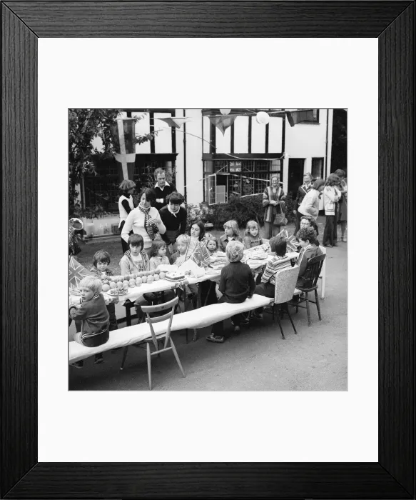 Framed Print : Celebrating the Silver Jubilee of Queen Elizabeth II Framed Print : Celebrating the Silver Jubilee of Queen Elizabeth II