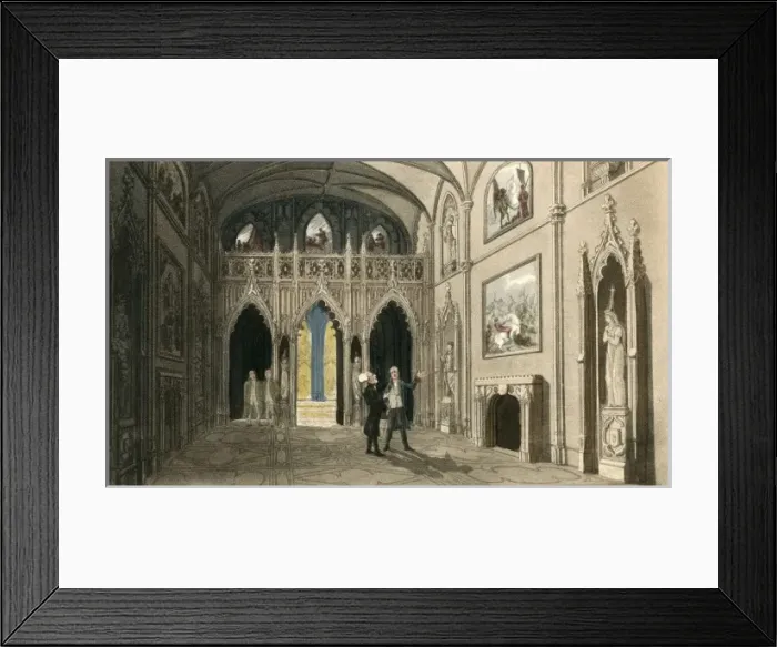 Framed Print : Dr Syntax visits Eaton Hall, Cheshire Framed Print : Dr Syntax visits Eaton Hall, Cheshire