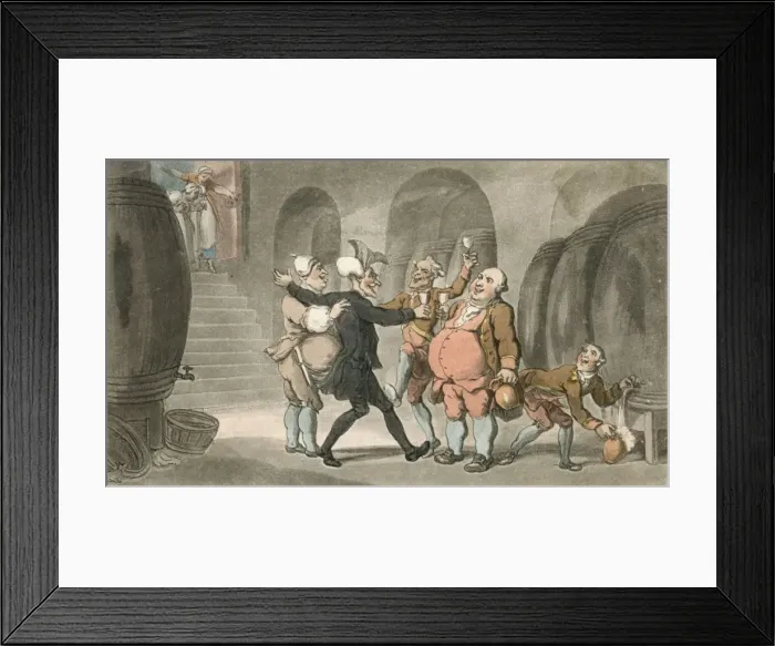 Framed Print : Dr Syntax made free of the cellar Framed Print : Dr Syntax made free of the cellar