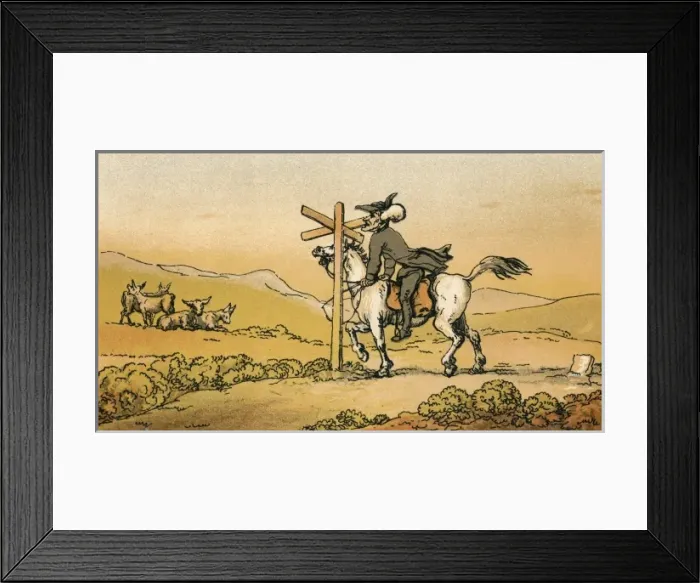 Framed Print : Dr Syntax losing his way Framed Print : Dr Syntax losing his way