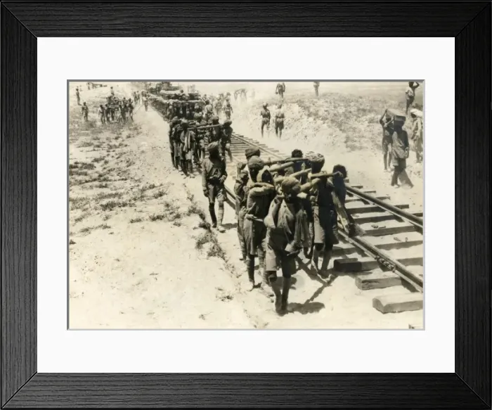Framed Print : Allied troops in Mesopotamia, WW1 Framed Print : Allied troops in Mesopotamia, WW1