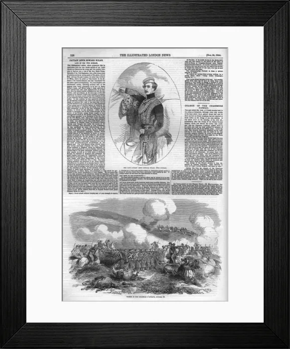Framed Print : Page from the Illustrated London News, 1854 Framed Print : Page from the Illustrated London News, 1854