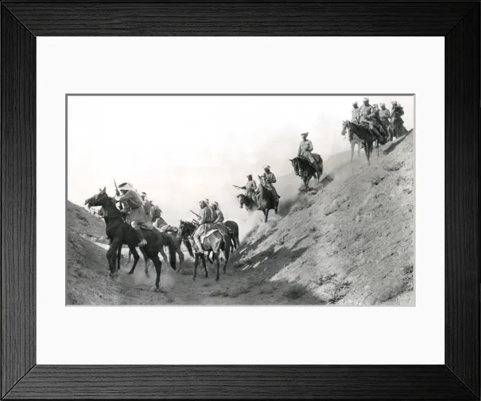 Framed Print : Arab mounted police, Mesopotamia, WW1 Framed Print : Arab mounted police, Mesopotamia, WW1