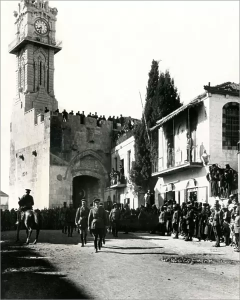 General Allenbys official entry into Jerusalem, WW1