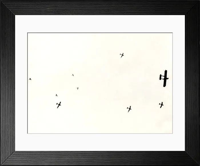 Framed Print : Italian Caproni and Idro Macchi aeroplanes, WW1 Framed Print : Italian Caproni and Idro Macchi aeroplanes, WW1