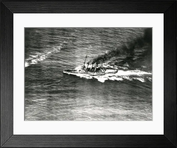 Framed Print : Italian armoured cruiser at sea Framed Print : Italian armoured cruiser at sea