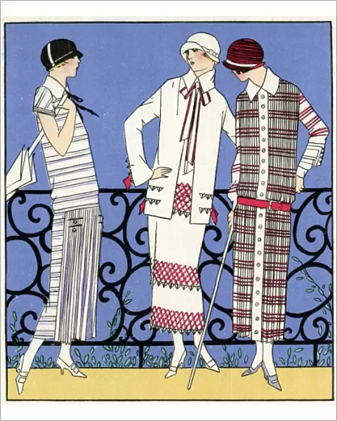 Three sports outfits by Jean Patou and Bernard