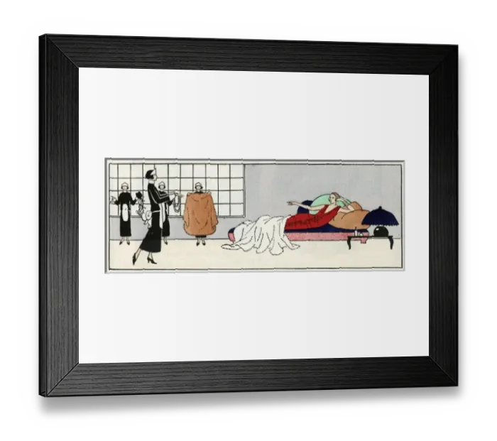 Framed Print : Choosing her outfit for the day Framed Print : Choosing her outfit for the day