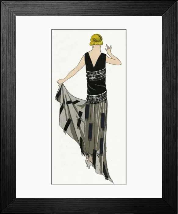 Framed Print : Young lady in evening dress by Jenny Framed Print : Young lady in evening dress by Jenny
