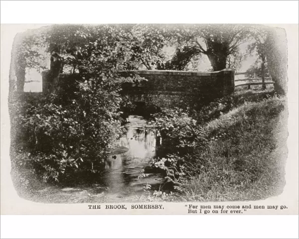 Bridge over the Brook at Somersby, Lincs