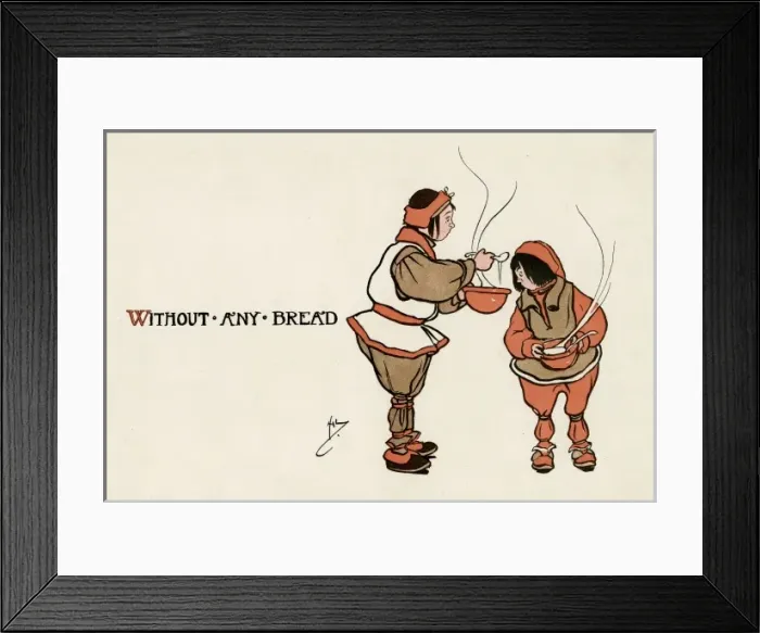 Framed Print : She made them some broth without any bread Framed Print : She made them some broth without any bread