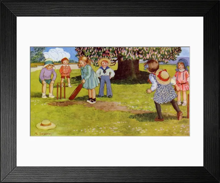 Framed Print : With Bat & Ball Framed Print : With Bat & Ball