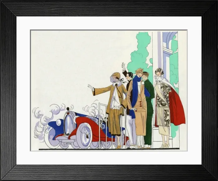 Framed Print : Outfits by Premet, Bernard and Jenny Framed Print : Outfits by Premet, Bernard and Jenny