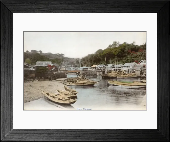 Framed Print : Nagasaki, Japan - Mogi Framed Print : Nagasaki, Japan - Mogi
