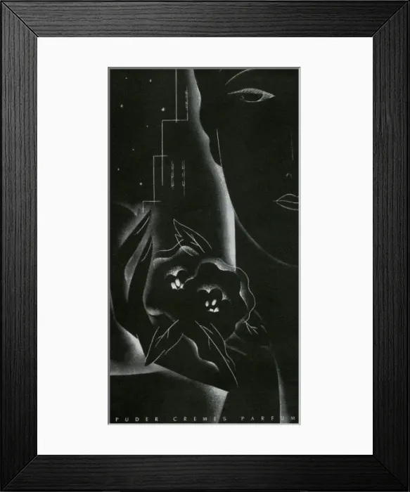Framed Print : Ad for perfume Framed Print : Ad for perfume