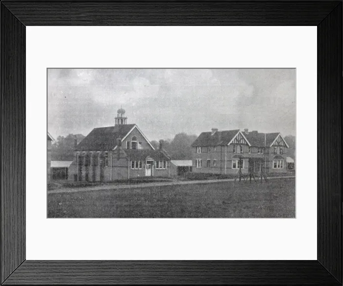 Framed Print : Bristol Cottage Homes - The Hall Framed Print : Bristol Cottage Homes - The Hall