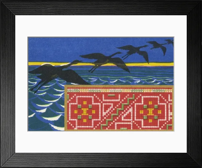 Framed Print : Russian Berlin Work Pattern Framed Print : Russian Berlin Work Pattern