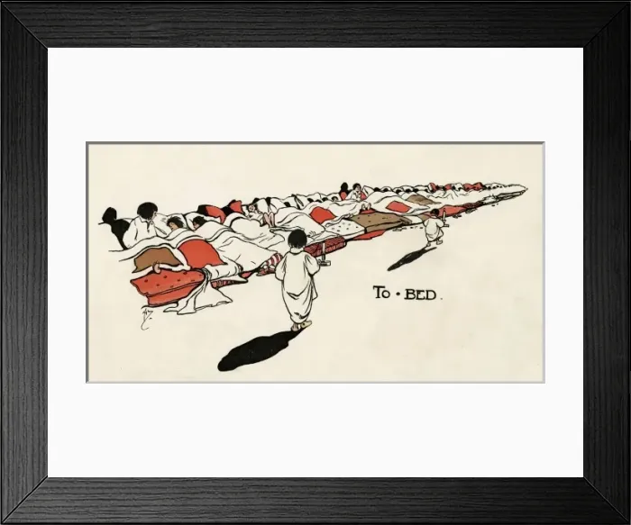 Framed Print : And sent them to bed Framed Print : And sent them to bed