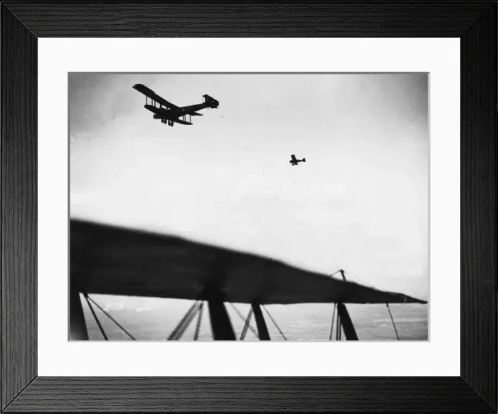 Framed Print : British Handley Page bomber and Bristol fighter Framed Print : British Handley Page bomber and Bristol fighter