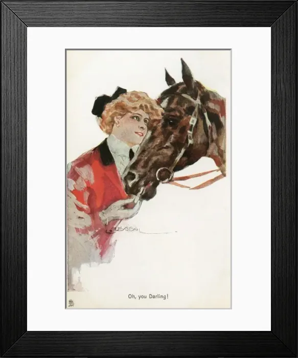 Framed Print : Lady rider and favourite horse Framed Print : Lady rider and favourite horse