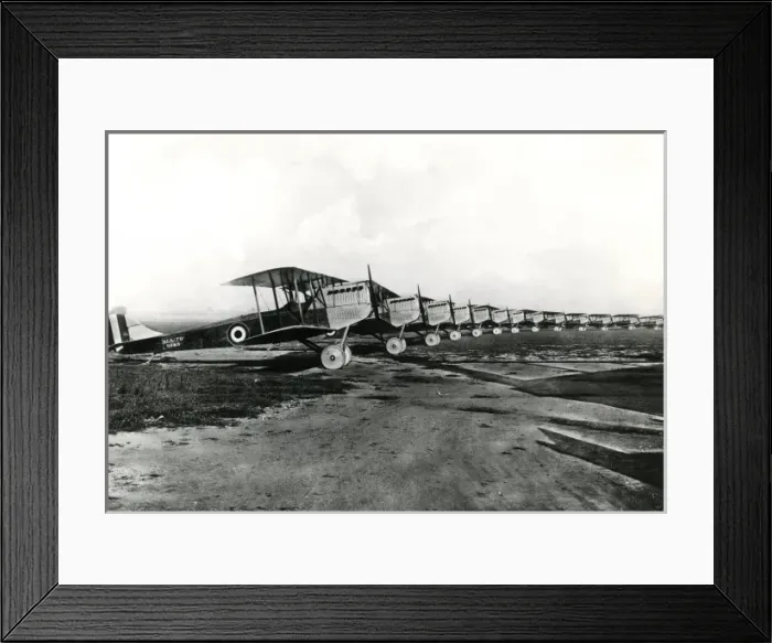 Framed Print : Italian SIA 7B1 biplane bombers with Fiat engines, WW1 Framed Print : Italian SIA 7B1 biplane bombers with Fiat engines, WW1