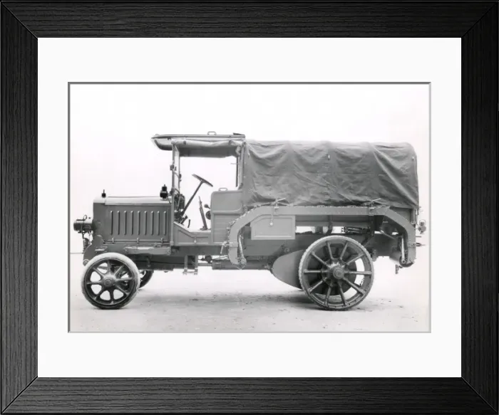 Framed Print : Italian Fiat 20B prime mover in use during WW1 Framed Print : Italian Fiat 20B prime mover in use during WW1
