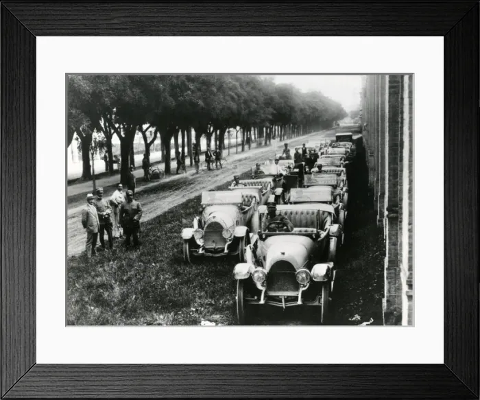 Framed Print : Italian Fiat 3A cars for British army, WW1 Framed Print : Italian Fiat 3A cars for British army, WW1