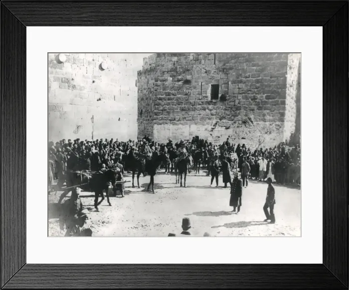 Framed Print : Unofficial surrender of Jerusalem, WW1 Framed Print : Unofficial surrender of Jerusalem, WW1