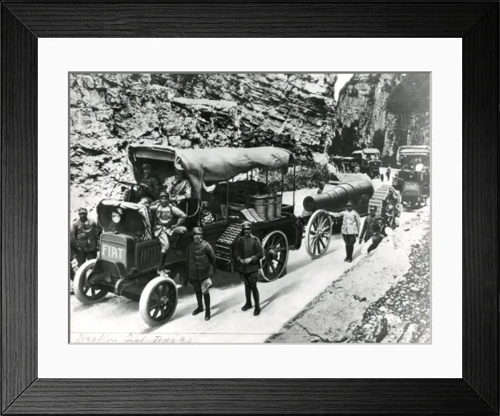 Framed Print : Italian Fiat 30 prime movers in use during WW1 Framed Print : Italian Fiat 30 prime movers in use during WW1