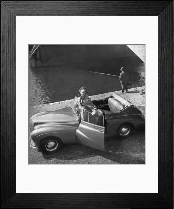 Framed Print : Coat by Rensor, car by Sunbeam Talbot, 1953 Framed Print : Coat by Rensor, car by Sunbeam Talbot, 1953