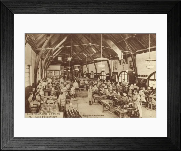 Framed Print : Bottling Benedictine at Fecamp, France Framed Print : Bottling Benedictine at Fecamp, France