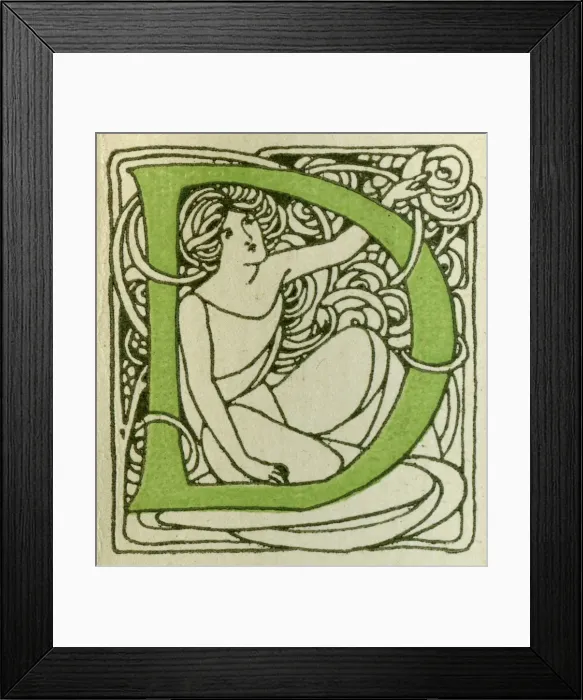 Framed Print : Alphabet -- Letter D Framed Print : Alphabet -- Letter D