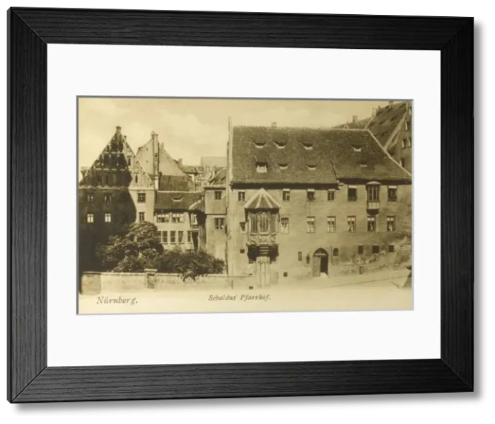 Framed Print : Germany - Nurnberg - Sebaldus Pfarrhof Framed Print : Germany - Nurnberg - Sebaldus Pfarrhof