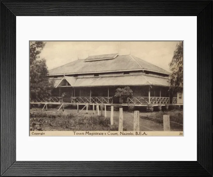 Framed Print : Kenya, Africa - Town Magistrates Court, Nairobi Framed Print : Kenya, Africa - Town Magistrates Court, Nairobi