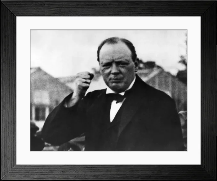 Framed Print : Winston Churchill at Chelmsford, Essex Framed Print : Winston Churchill at Chelmsford, Essex