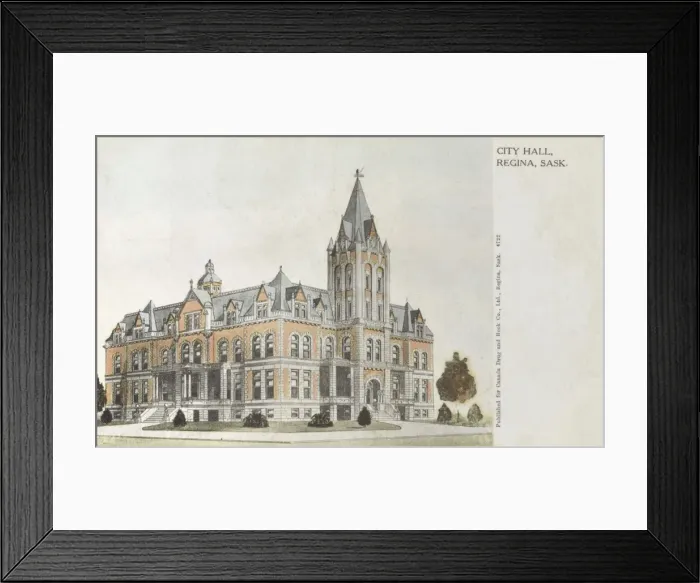 Framed Print : Canada - Regina, Saskatchewan - City Hall Framed Print : Canada - Regina, Saskatchewan - City Hall
