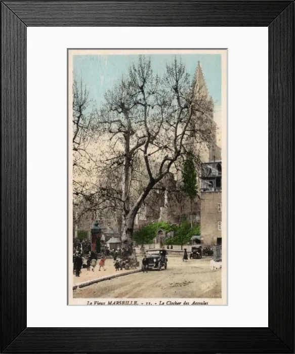 Framed Print : Old Marseille, France - Accoules Belltower Framed Print : Old Marseille, France - Accoules Belltower
