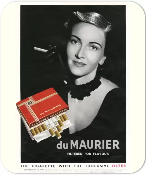 Advertisement for Du Maurier cigarettes